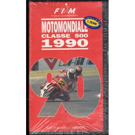 Motomondiale Classe 500,1990 VHS Marcello Sabbatini Univideo - VPFV22201 Sigillato