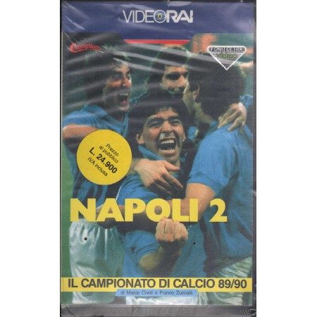 Napoli 2 Campionato Di Calcio 89 / 90 VHS M. Civoli, F. Zuccala' Univideo - VRL3009 Sigillato