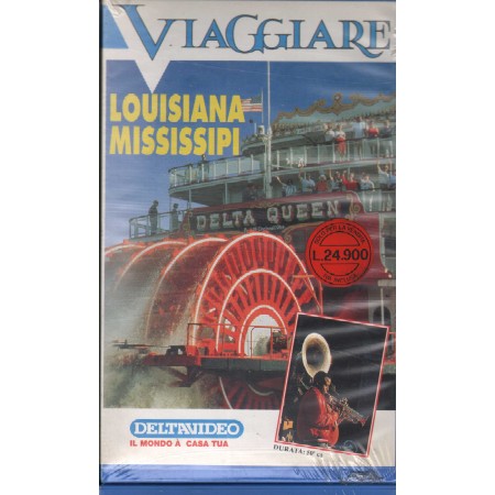 Viaggiare: Louisiana, Mississipi VHS Pierre Brouwers Univideo - CD03662 Sigillato