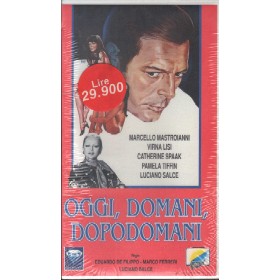Oggi, Domani, Dopodomani VHS Salce, Ferreri, De Filippo Univideo - CE32702 Sigillato Oggi, Domani, Dopodomani VHS Salce, Ferreri, De Filippo Univideo - CE32702 Sigillato