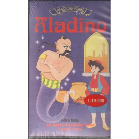 Aladino: Ali Baba', Il Principe Felice, L'Arca Di Noe' VHS Univideo - VMF004 Sigillato