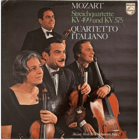 Mozart, Quartetto Italiano ‎LP String Quartets In D, K. 499 And K. 575 Nuovo