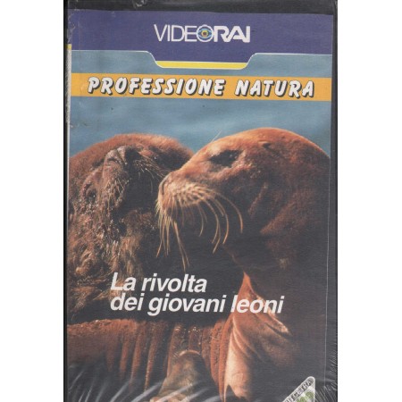 Professione Natura, La Rivolta Dei Giovani Leoni VHS Univideo - VRI5020 Sigillato