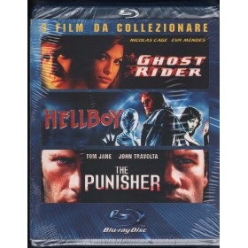 Cofanetto, Ghost Rider,Hellboy, The Punisher BRD Sony - BD193930 Sigillato Cofanetto, Ghost Rider,Hellboy, The Punisher BRD Sony - BD193930 Sigillato