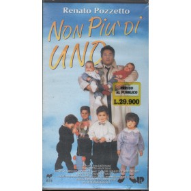 Non Piu' Di Uno VHS Berto Pelosso Univideo - VUPSPLH21712 Sigillato Non Piu' Di Uno VHS Berto Pelosso Univideo - VUPSPLH21712 Sigillato