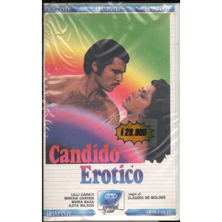 Candido Erotico VHS Claudio De Molinis Univideo – 029Z250 Sigillato