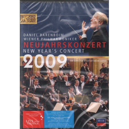 Barenboim, Wiener Philharmoniker DVD Neujahrskonzert 2009 Decca – 0743317 Sigillato