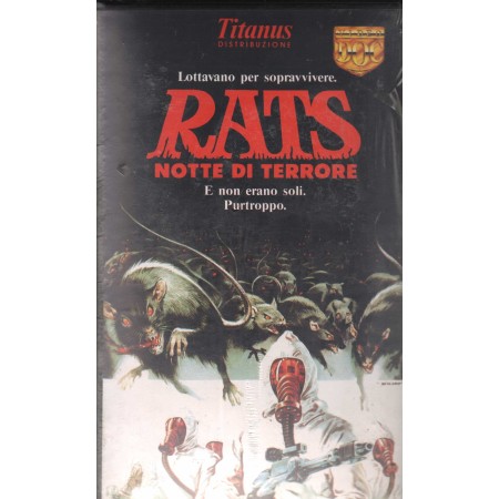 Rats Notte Di Terrore VHS Bruno Mattei Univideo – 00008 Sigillato