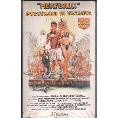 Meat Balls, Porcelloni In Vacanza VHS George Mendeluk Univideo – 00007 Sigillato