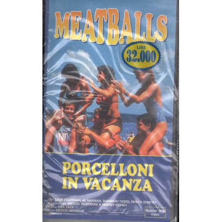 Meatballs, Porcelloni In Vacanza VHS George Mendeluk Univideo – CN54522 Sigillato