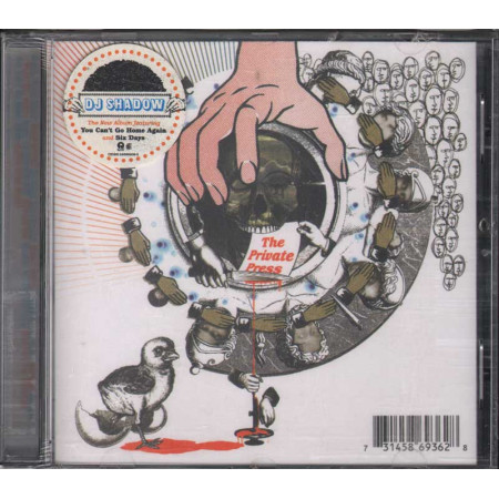 DJ Shadow  CD The Private Press Nuovo Sigillato 0731458693628