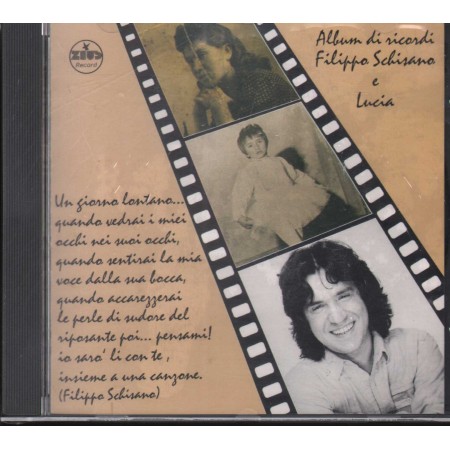 Filippo Schisano E Lucia CD Album Di Ricordi Zeus Record – ZCD017 Sigillato