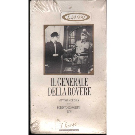 Il Generale Della Rovere VHS Roberto Rossellini Univideo – VZB15953 Sigillato