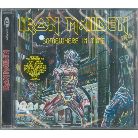 Iron Maiden CD Somewhere In Time Warner 4 96924 0 4 Sigillato
