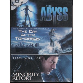 Abyss, The Day After Tomorrow, Minority Report DVD Universal - 29653CC Sigillato Abyss, The Day After Tomorrow, Minority Report DVD Universal - 29653CC Sigillato