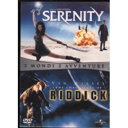 Serenity, The Chronicles Of Riddick DVD Whedon, Twohy Universal - 824141440 Sigillato