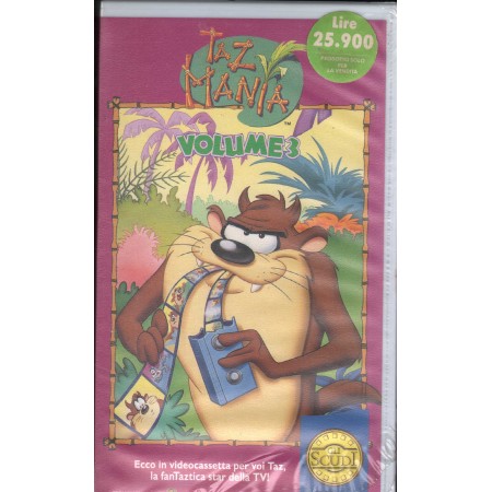 Taz Mania - Volume 3 VHS Keith Baxter Univideo – PIV13315 Sigillato