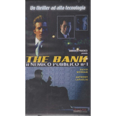 The Bank. Il Nemico Pubblico Numero 1 VHS Robert Connolly Univideo – 15572 Sigillato