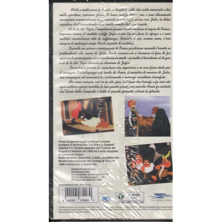 La Rosa Di Bagdad VHS Anton Gino Domeneghini 0587923 Sigillato