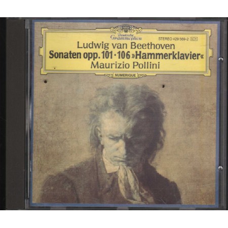Beethoven, Pollini CD Sonaten Opp. 101 106, Hammerklavier Deutsche – 4295692 Nuovo