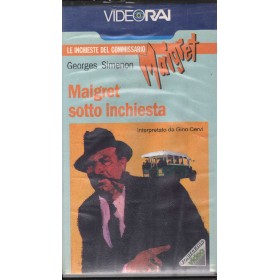 Le Inchieste Del Commissario Maigret, Maigret Sotto Inchiesta VHS Mario Landi Univideo – VRN2096 Sigillato Le Inchieste Del Commissario Maigret, Maigret Sotto Inchiesta VHS Mario Landi Univideo – VRN2096 Sigillato