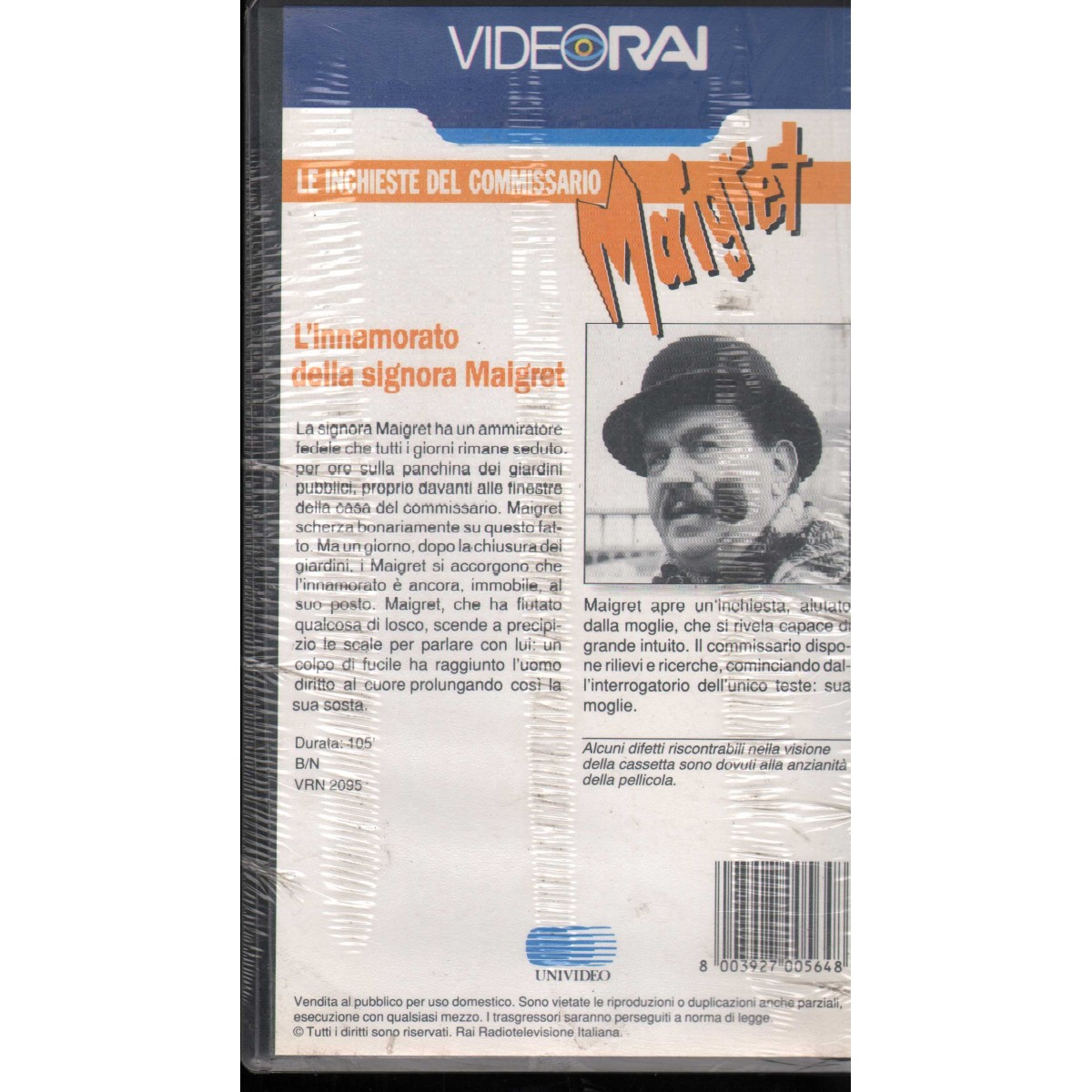 Le Inchieste Del Commissario Maigret, L'Innamorato Della Signora Maigret VHS