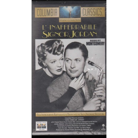 L'Inafferrabile Signor Jordan VHS Alexander Hall Univideo - CC71192 Sigillato