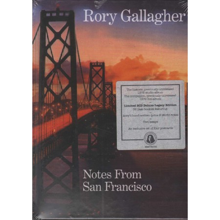 Rory Gallagher CD Notes From San Francisco Sony Music – 88697902302 Sigillato