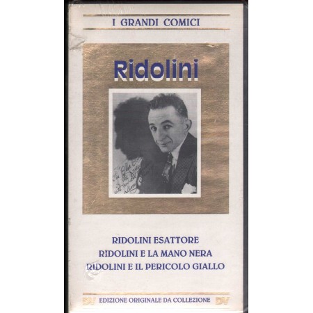 I Grandi Comici, Ridolini Vol. 1 VHS Larry Semon, Norman Taurog Univideo - DVK321 Sigillato