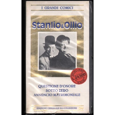 I Grandi Comici , Stanlio E Ollio VHS Charley Rogers Univideo - DVK311 Sigillato