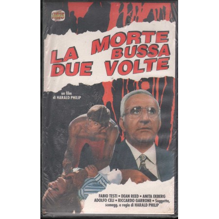 La Morte Bussa Due Volte VHS Harald Philipp Univideo - NMBDV Sigillato