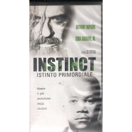 Instinct. Istinto Primordiale VHS Jon Turteltaub Univideo - VS4823 Sigillato