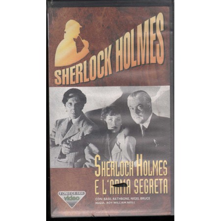 Sherlock Holmes E L'Arma Segreta VHS Roy William Neill Univideo - FCVA5004 Sigillato