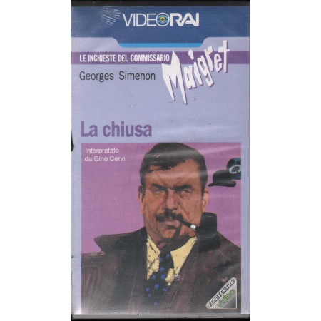 Il Commissario Maigret, La Chiusa VHS Mario Landi Univideo - VRN2098 Sigillato