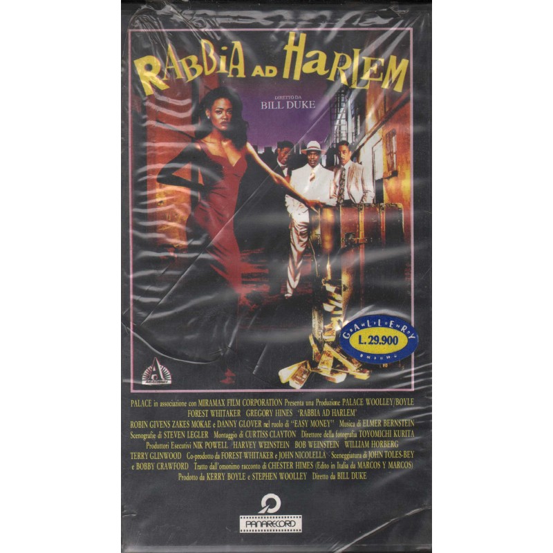 Rabbia Ad Harlem VHS Bill Duke Univideo - 21005 Sigillato