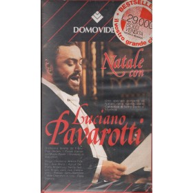 Natale Con Luciano Pavarotti VHS Various Univideo - 79999 Sigillato Natale Con Luciano Pavarotti VHS Various Univideo - 79999 Sigillato