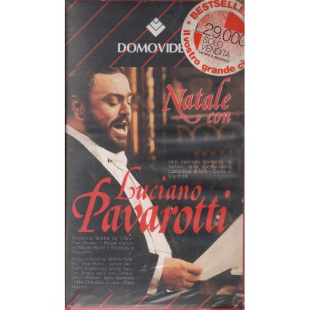 Natale Con Luciano Pavarotti VHS Various Univideo - 79999 Sigillato