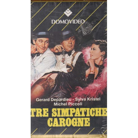 Tre Simpatiche Carogne VHS Francis Girod Univideo - 04492 Sigillato