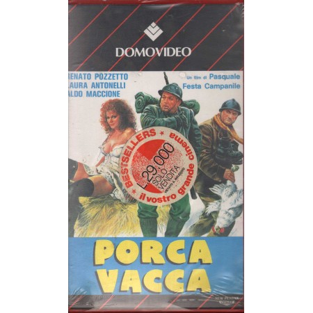 Porca Vacca VHS Pasquale Festa Campanile Univideo - 31450 Sigillato