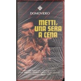 Metti, Una Sera A Cena VHS Giuseppe Patroni Griffi Univideo - 14148 Sigillato Metti, Una Sera A Cena VHS Giuseppe Patroni Griffi Univideo - 14148 Sigillato