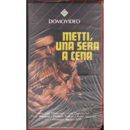 Metti, Una Sera A Cena VHS Giuseppe Patroni Griffi Univideo - 14148 Sigillato