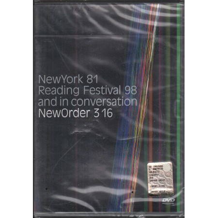 New Order DVD 3 16 Warner Music Vision – 8573848022 Sigillato