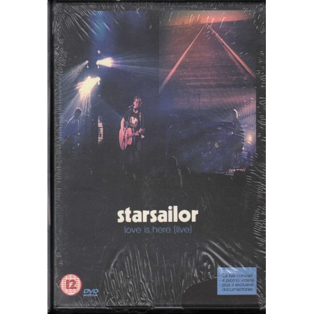 Starsailor DVD Love Is Here EMI – 4929439 Sigillato