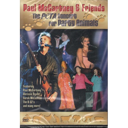 Paul McCartney E Friends DVD The PeTA Concert For Party Animals BMG – 74321919939 Sigillato