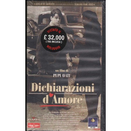 Dichiarazioni D'Amore VHS Pupi Avati Univideo - 801602401024 Sigillato