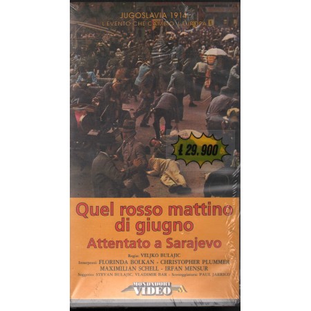Quel Rosso Mattino Di Giugno, Attentato A Sarajevo VHS Veljko Bulajic Univideo - MVEC03154 Sigillato