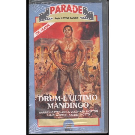 Drum L' Ultimo Mandingo VHS Steve Carver Univideo - PAR59 Sigillato