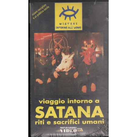 Viaggio Intorno A Satana, Riti E Sacrifici Umani VHS Giorgio Medail Univideo - MVEC03197 Sigillato