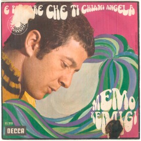 Memo Remigi Vinile 7" 45 Giri E Pensare Che Ti Chiami Angela / Amore Mio - Decca Nuovo Memo Remigi Vinile 7" 45 Giri E Pensare Che Ti Chiami Angela / Amore Mio - Decca Nuovo