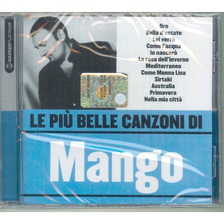 Mango CD Le Più Belle Canzoni Di Mango Warner 5051011-7552-2-4 Sigillato